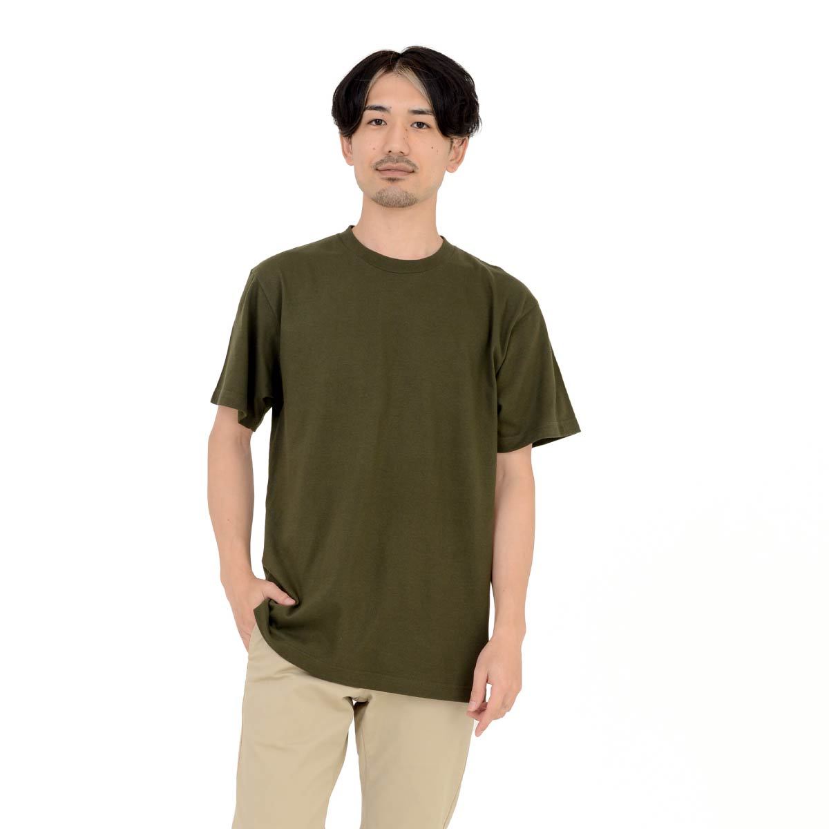 5.6オンス ヘビーウェイトTシャツ | メンズ | 1枚 | 00085-CVT | アーミーグリーン