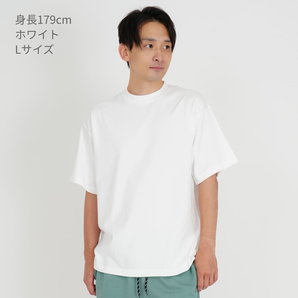 8.2オンス オーガニックコットン Tシャツ | メンズ | 1枚 | 5117-01 | ブラック