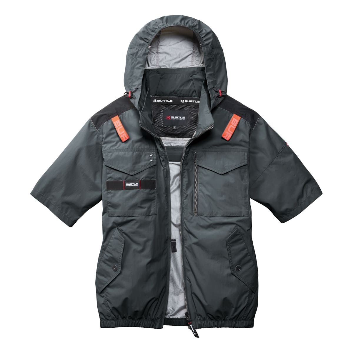 ACタクティカル半袖ブルゾン(ユニセックス) | ユニフォーム | 1枚 | AC1156 | ストームグレー