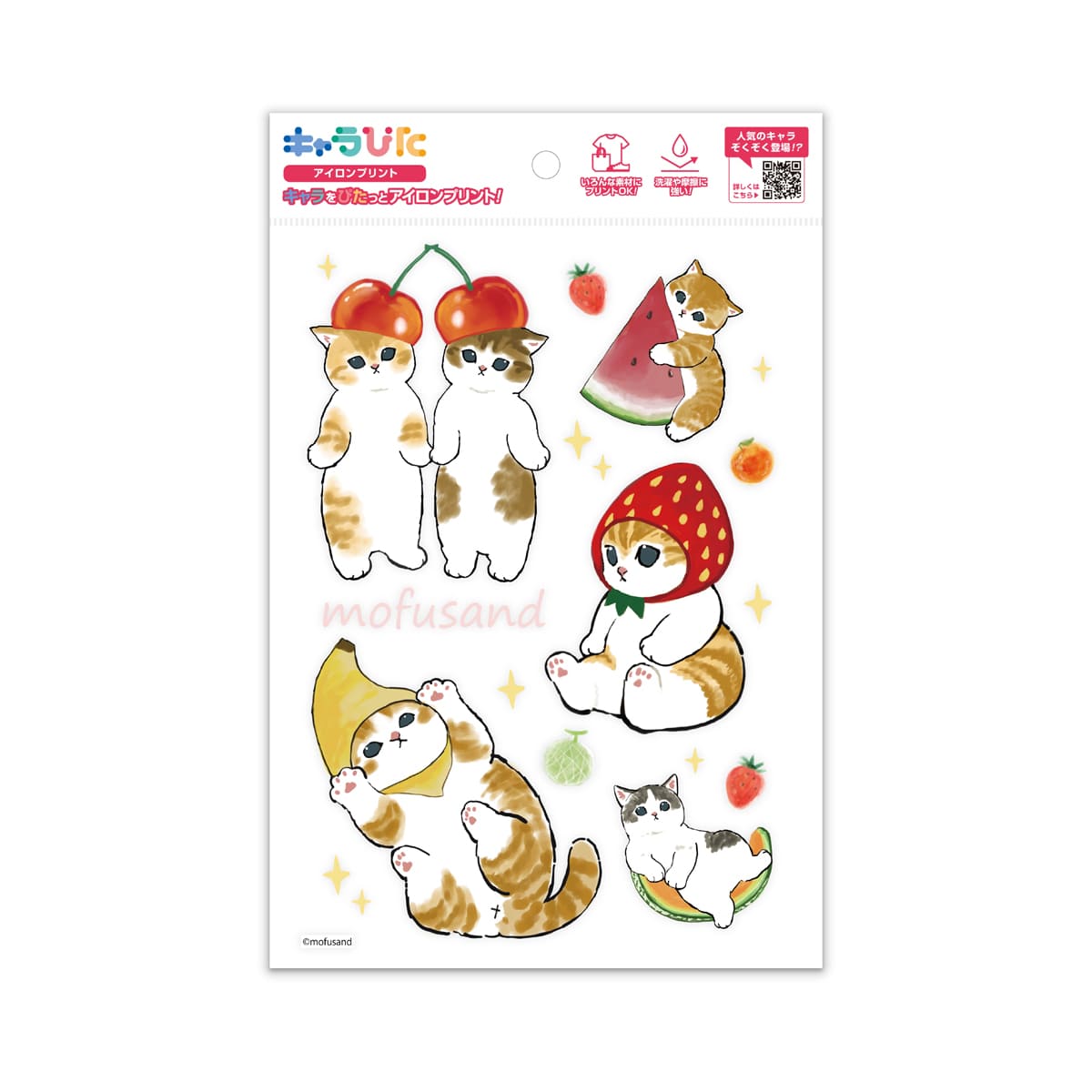 mofusandアイロンプリントシート A55 | ノベルティ(小物) | 1枚 | CK-B-202310-a55 | F