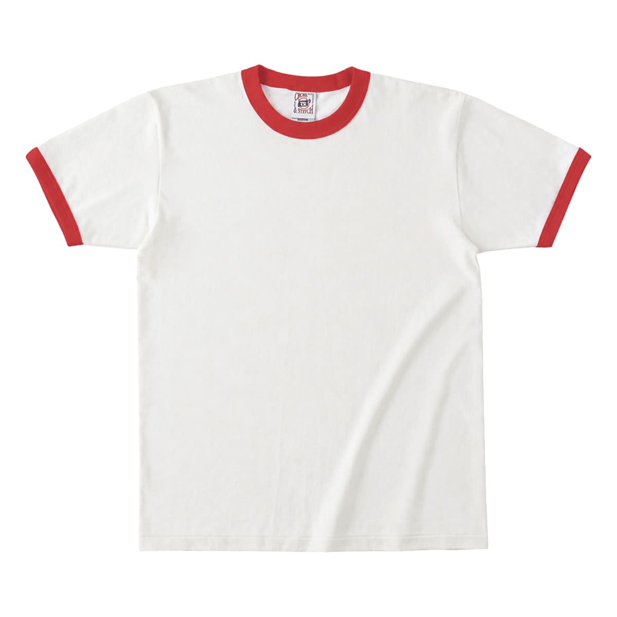 オープンエンド マックスウェイト リンガーTシャツ | ビッグサイズ | 1枚 | OE1121 | ナチュラル×スーパーレッド