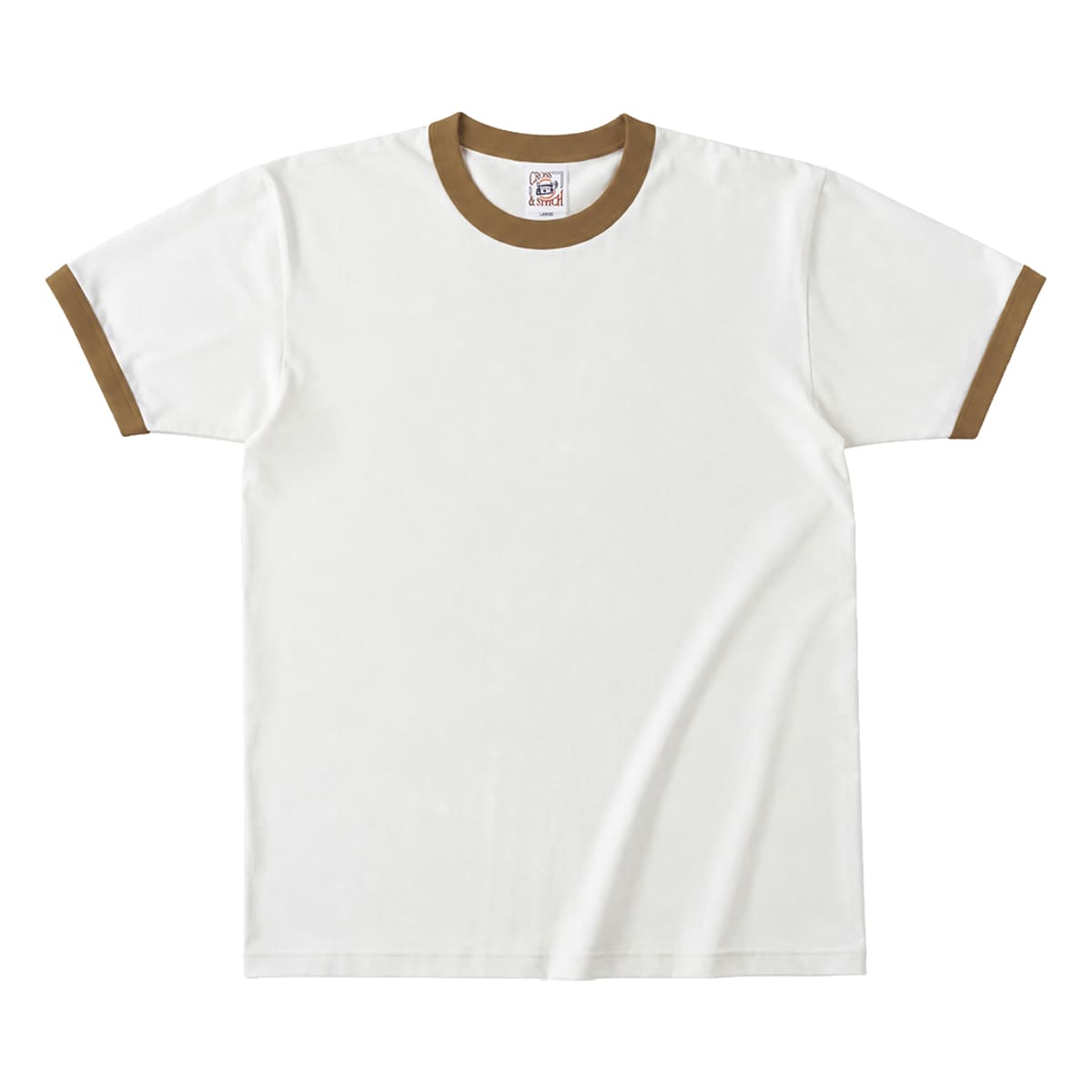 オープンエンド マックスウェイト リンガーTシャツ | メンズ | 1枚 | OE1121 | ナチュラル×ライトブラウン