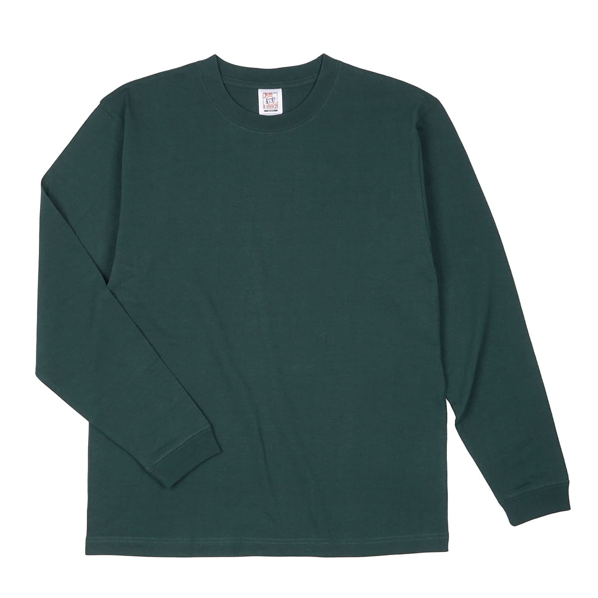 オープンエンドマックスウェイト ロングスリーブ Tシャツ(リブ有り) | メンズ | 1枚 | RL1216 | Dグリーン