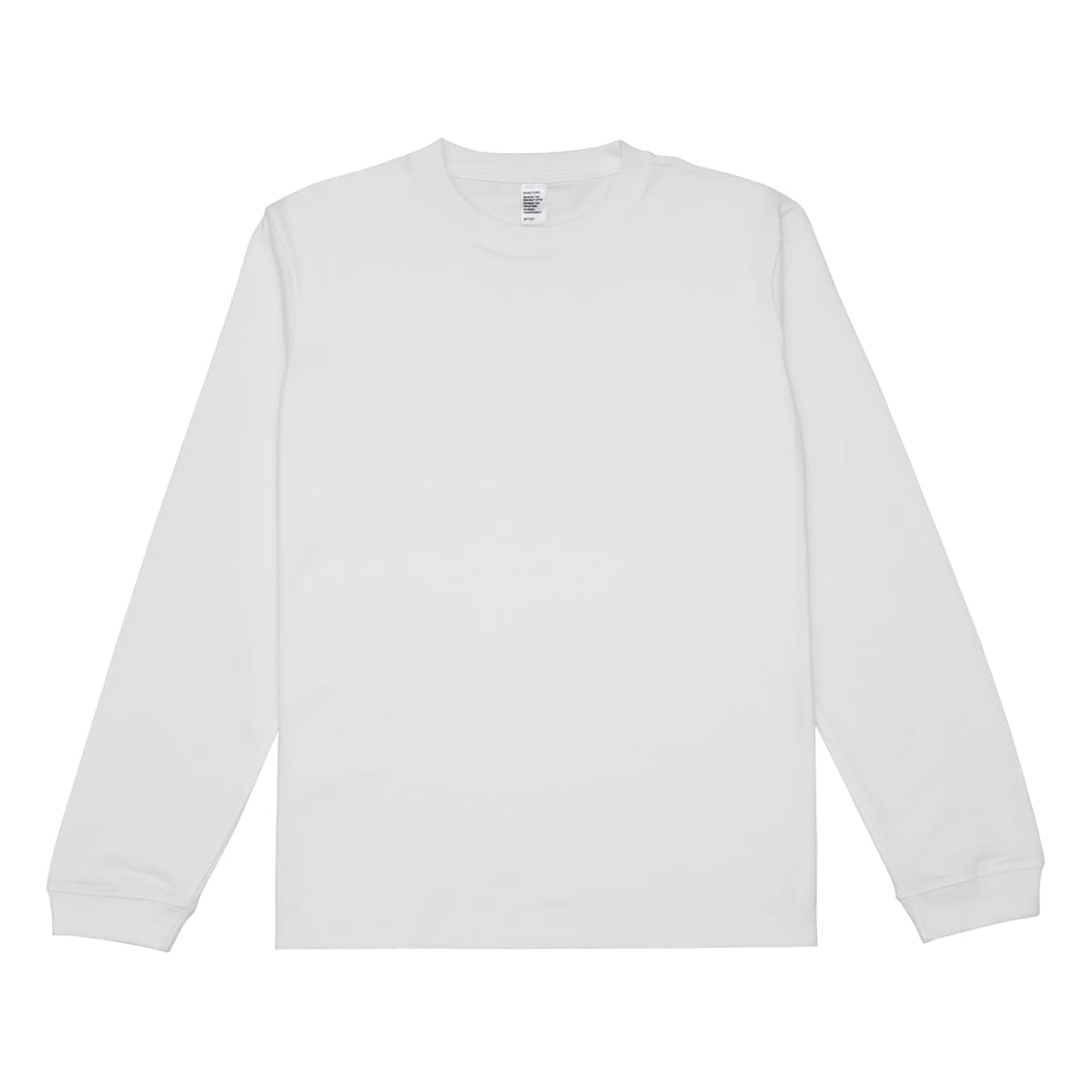 ロングスリーブコンフォートTシャツ 6.6オンス ブラック 2枚セット L オリジナルTシャツをAS-DF1201: 6.6oz ロングスリーブコンフォートT