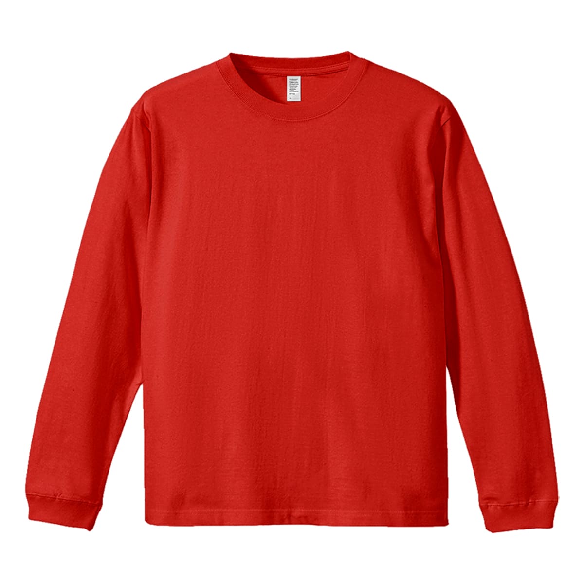 6.6オンス ロングスリーブコンフォートTシャツ(1.6インチリブ) | メンズ | 1枚 | DF1201 | レッド