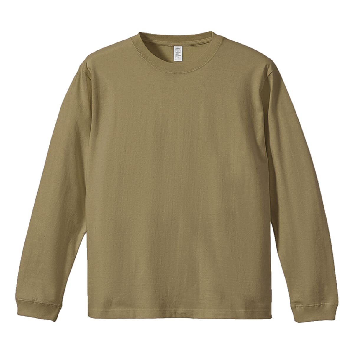 6.6オンス ロングスリーブコンフォートTシャツ(1.6インチリブ) | メンズ | 1枚 | DF1201 | オリーブ