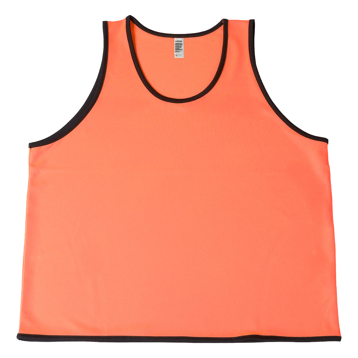 プレミアムプロモーションビブス | ユニフォーム | 1枚 | DF4104 | 蛍光オレンジ