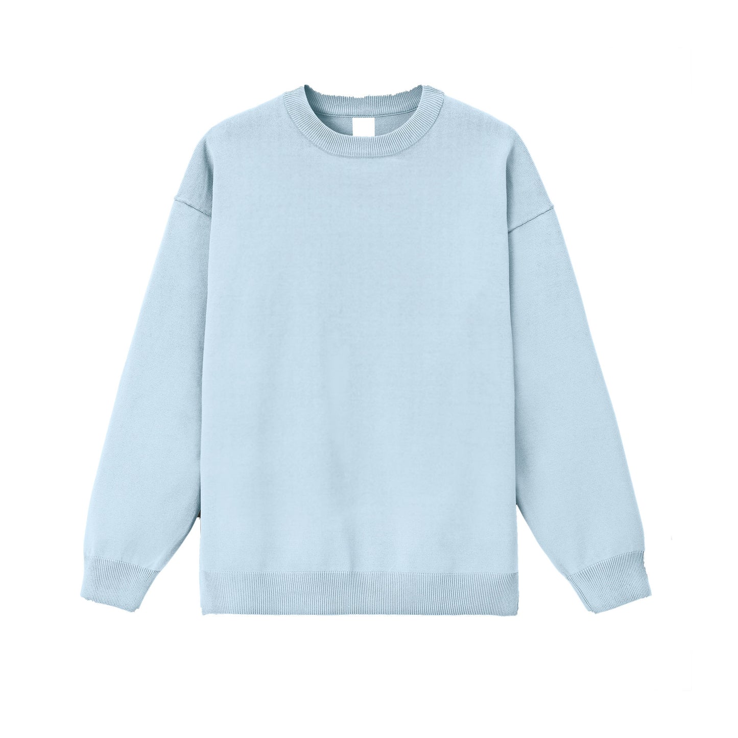 ウォッシャブルロングスリーブニット | メンズ | 1枚 | MS1180 | アイスブルー