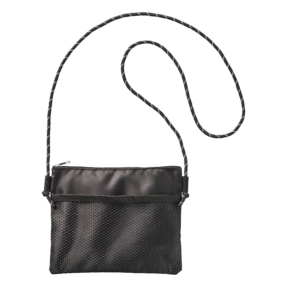 メッシュポケットサコッシュ | ノベルティ(小物) | 1枚 | TR-1397 | ブラック