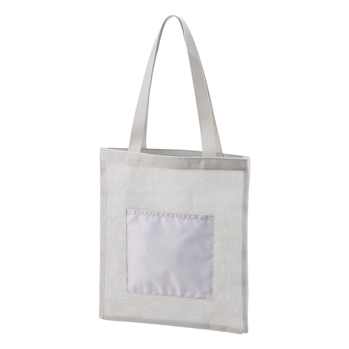 メッシュフラットトート | ノベルティ(小物) | 1枚 | TR-1435 | グレー