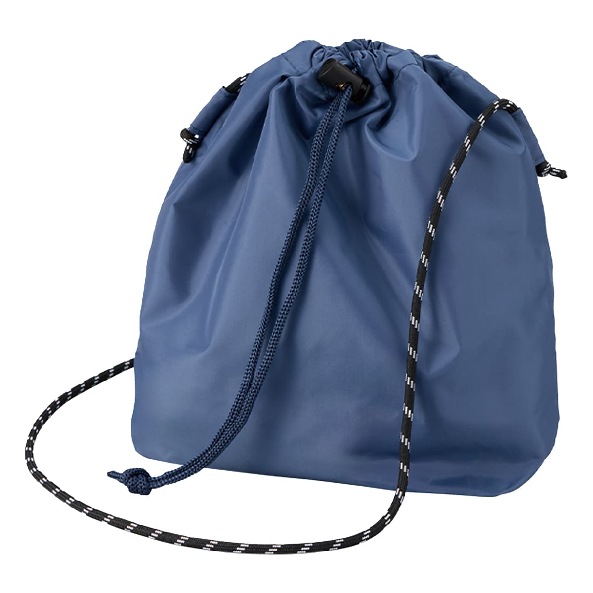 ファインライトポリ巾着ショルダー | ノベルティ(小物) | 1枚 | TR-1438 | ネイビー