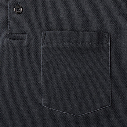 ポケット付き アクティブ ポロシャツ | メンズ | 1枚 | APP-260 | ブラック