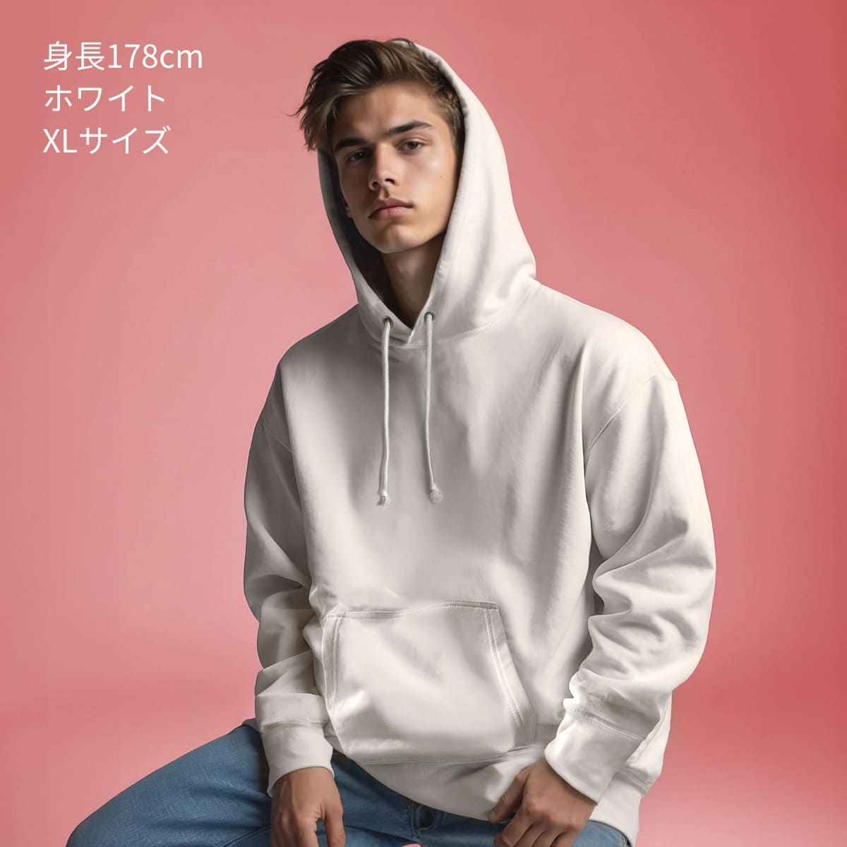 10オンス フレンチテリー プルオーバーフーディー | ビッグサイズ | 1枚 | DF1402 | ブラック