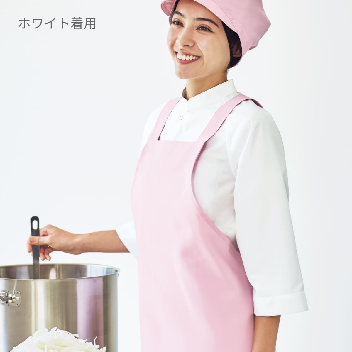 シャツコート七分袖 | ユニフォーム | 1枚 | APK205 | クリーム