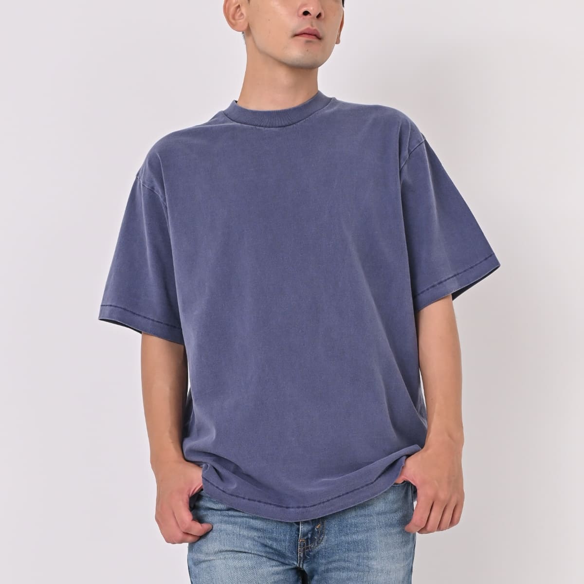 6.5オンスピグメントダイTシャツ | メンズ | 1枚 | MS1170 | ネイビー