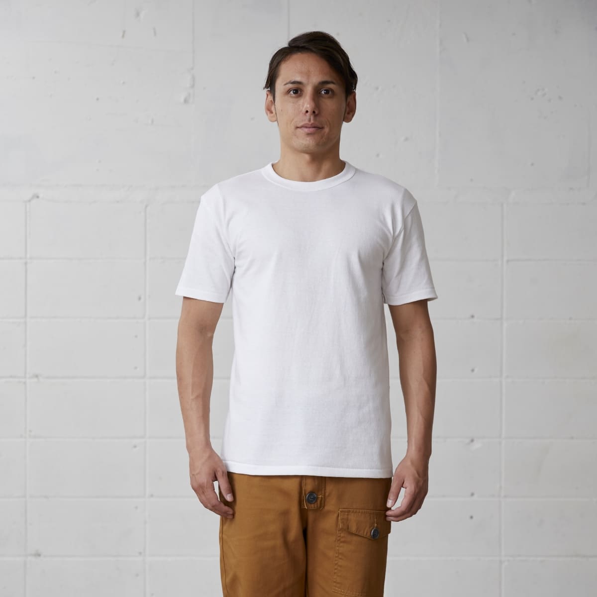 オープンエンド マックスウェイト バインダーネックTシャツ | メンズ | 1枚 | OE1118 | ホワイト