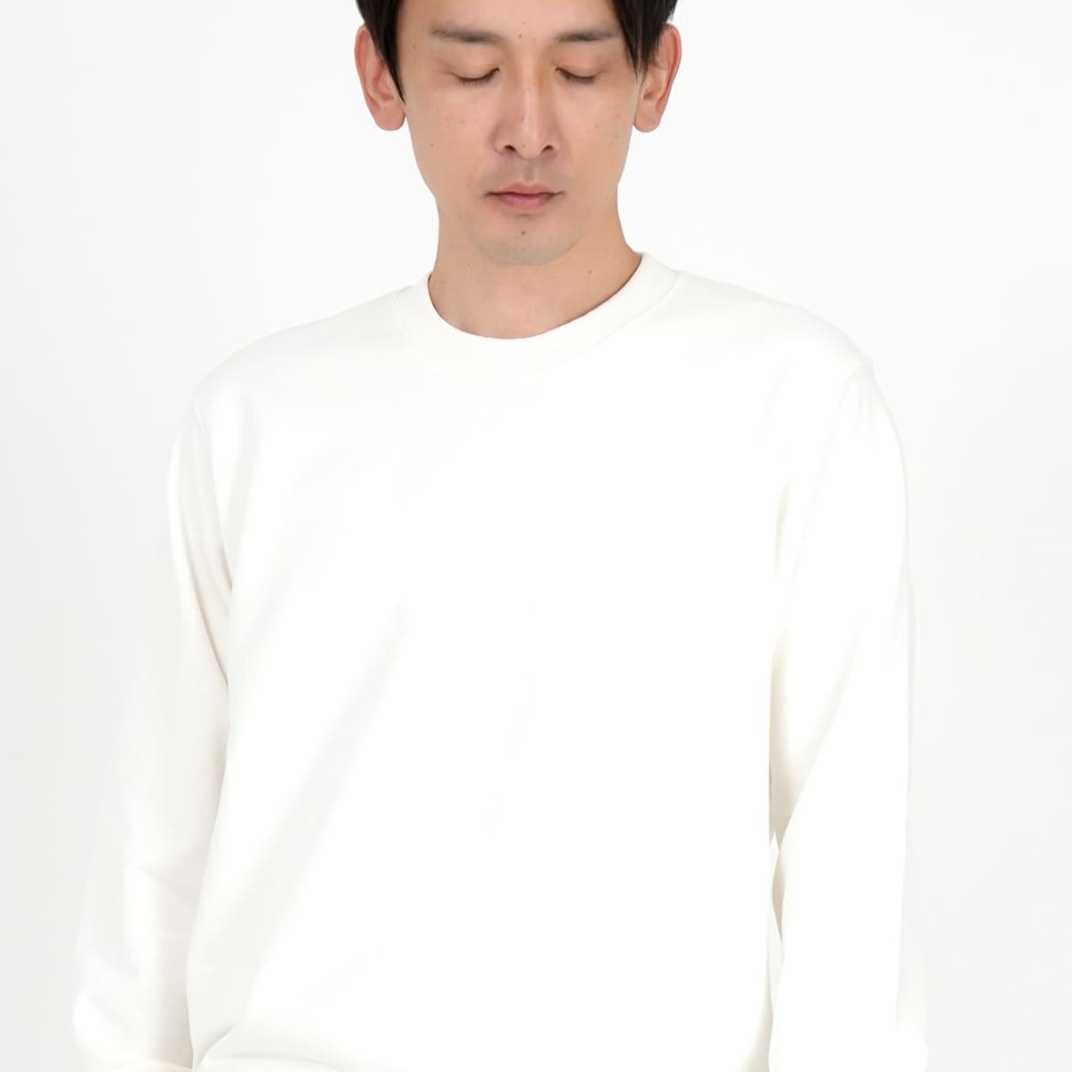 オーガニックコットンスウェットシャツ | メンズ | 1枚 | OGS-915 | ミルキーグレー