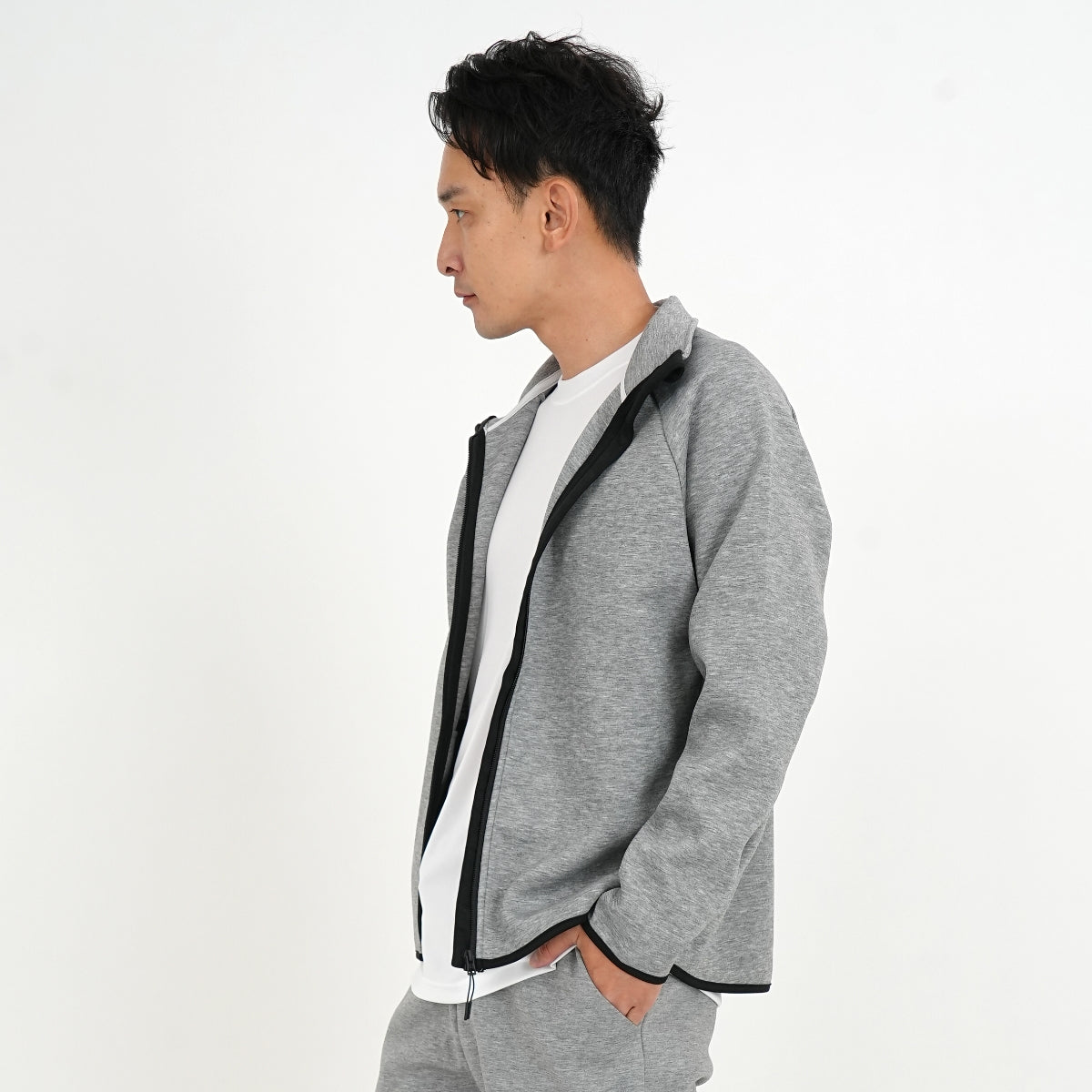 9.4オンス T/R ダンボールニット フルジップ スタンド ジャケット | メンズ | 1枚 | 2293-01 | ネイビー