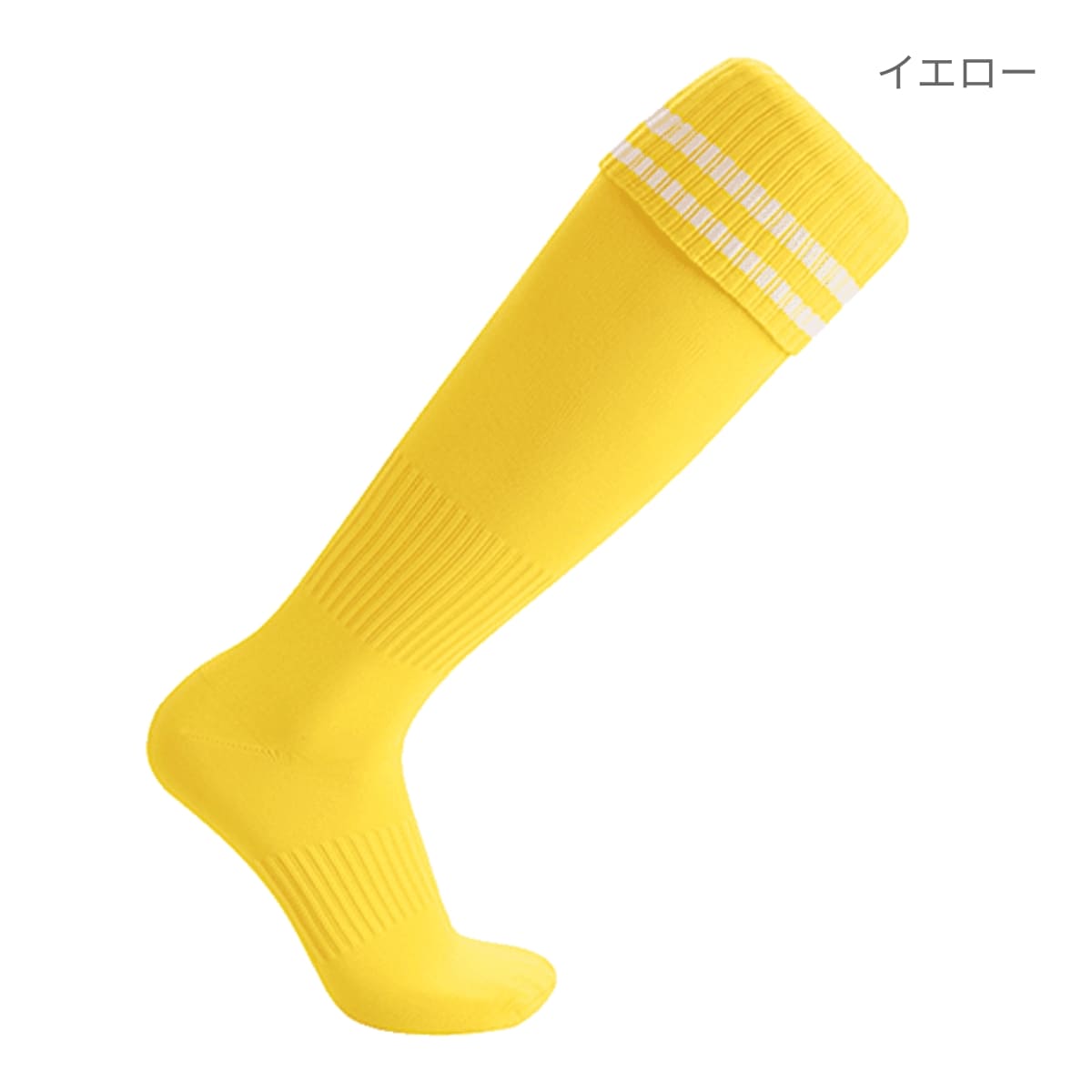 2本ラインサッカーソックス | ユニフォーム | 1枚 | P12 | ホワイト