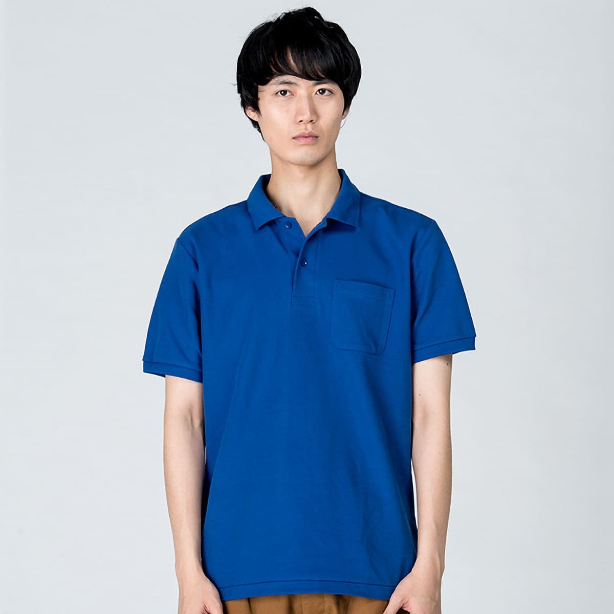 T/Cポロシャツ（ポケット付） | ビッグサイズ | 1枚 | 00100-VP | ロイヤルブルー