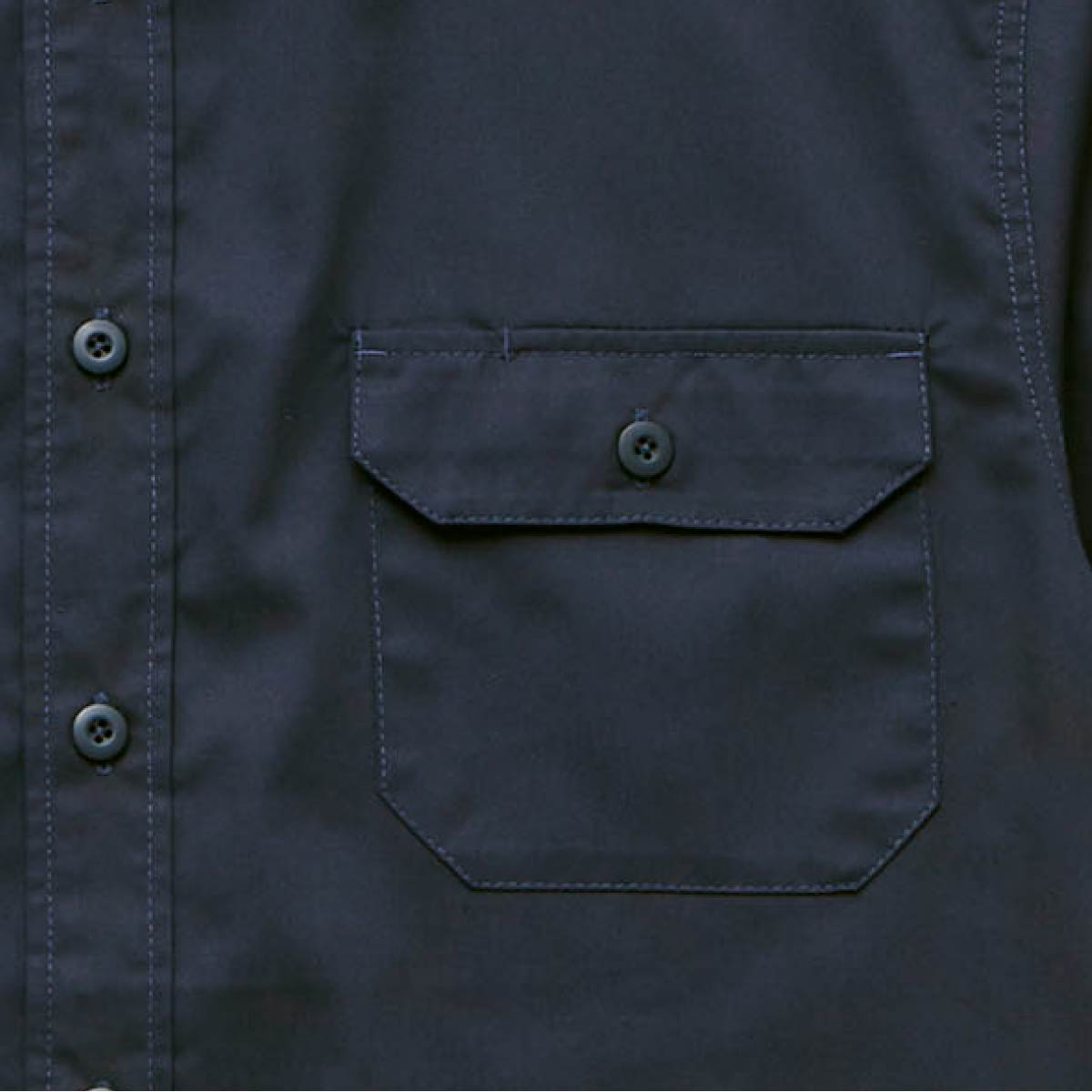 T／C ワークシャツ | メンズ | 1枚 | 1772-01 | ブラック