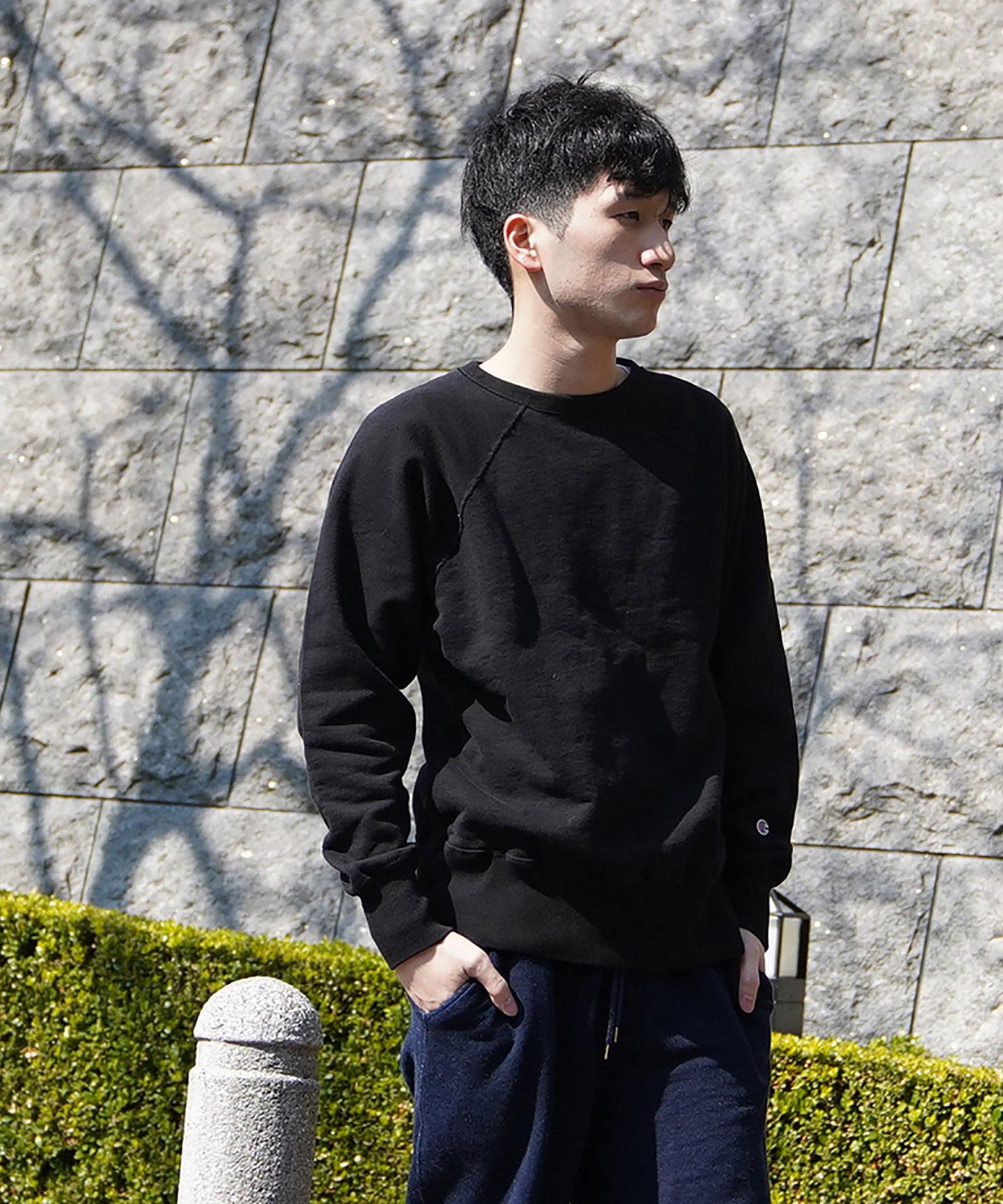 CREW NECK SWEATS | メンズ | 1枚 | C3-P002 | ブラック