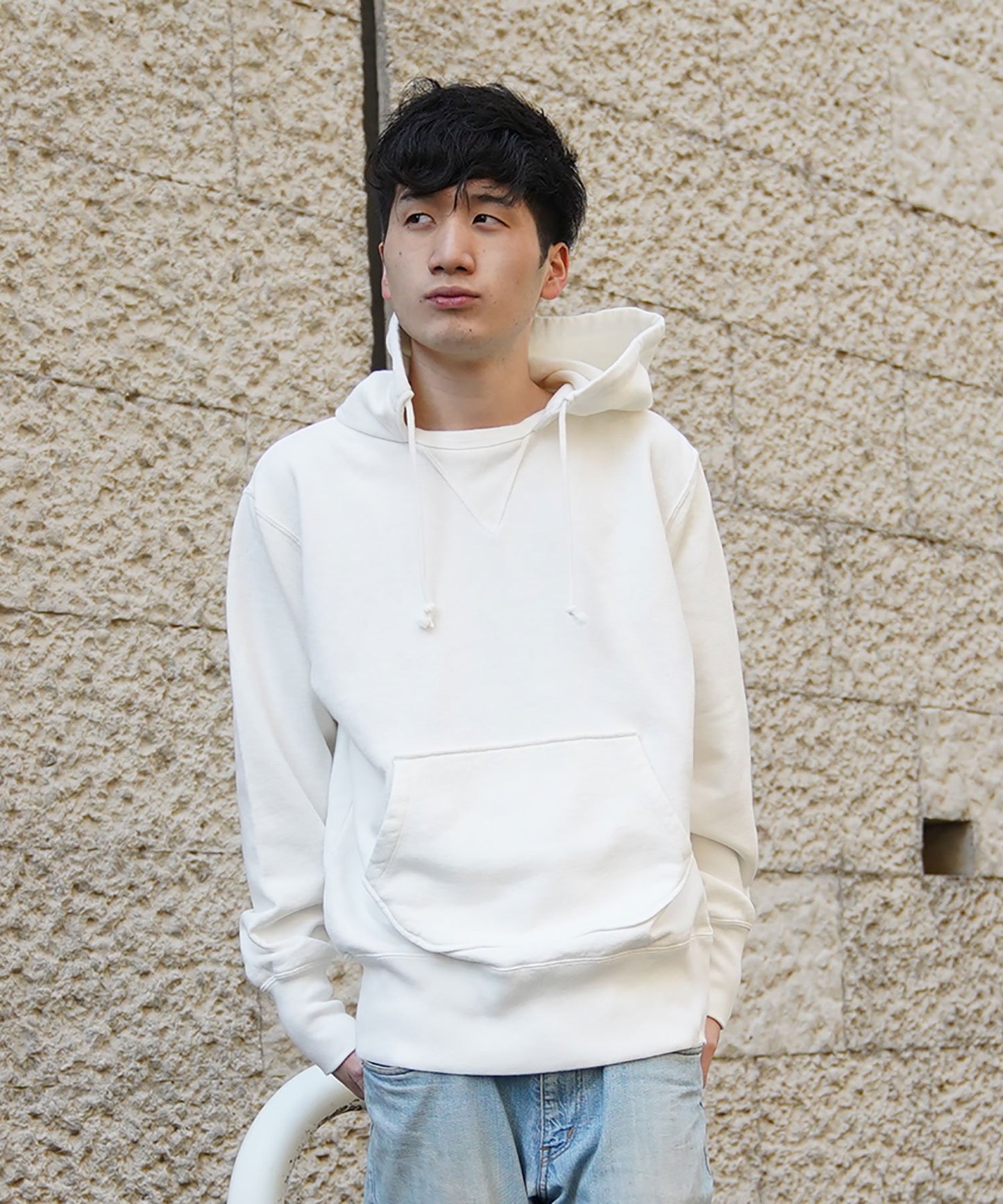 PULLOVER HOODED SWEATSHIRT | メンズ | 1枚 | C3-P103 | オフホワイト