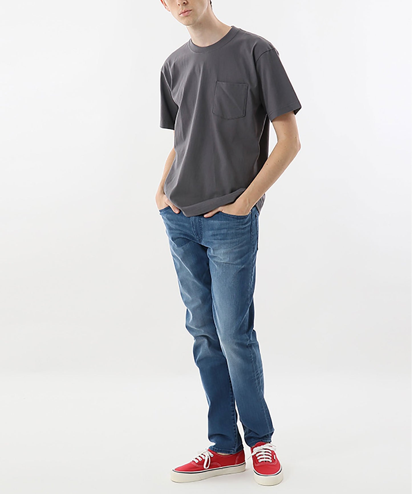 POCKET T-SHIRT | メンズ | 1枚 | H5190 | ダークグレー