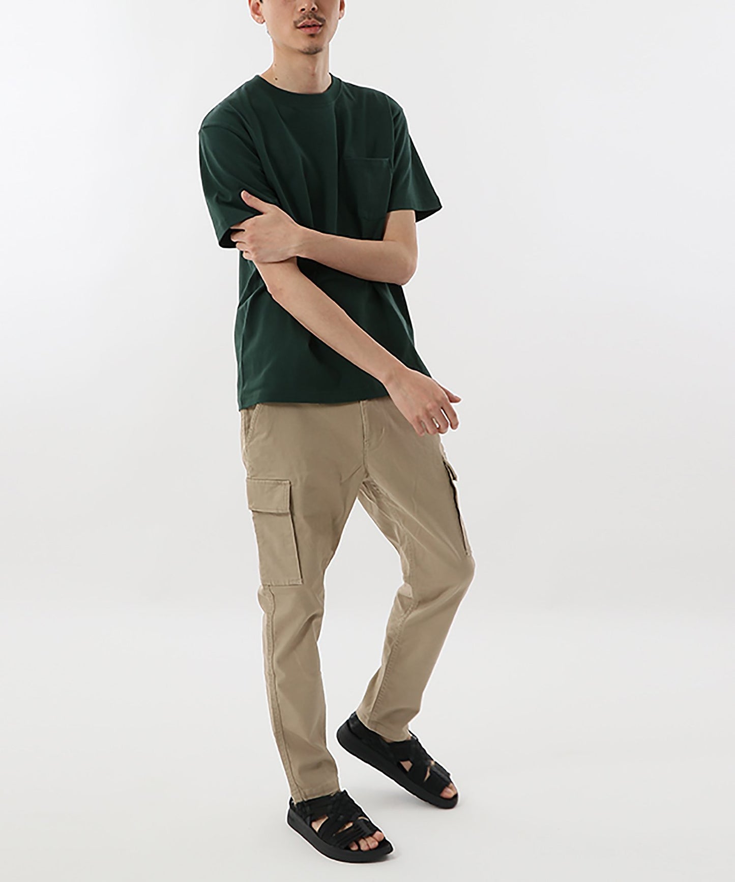 POCKET T-SHIRT | メンズ | 1枚 | H5190 | ダークグリーン