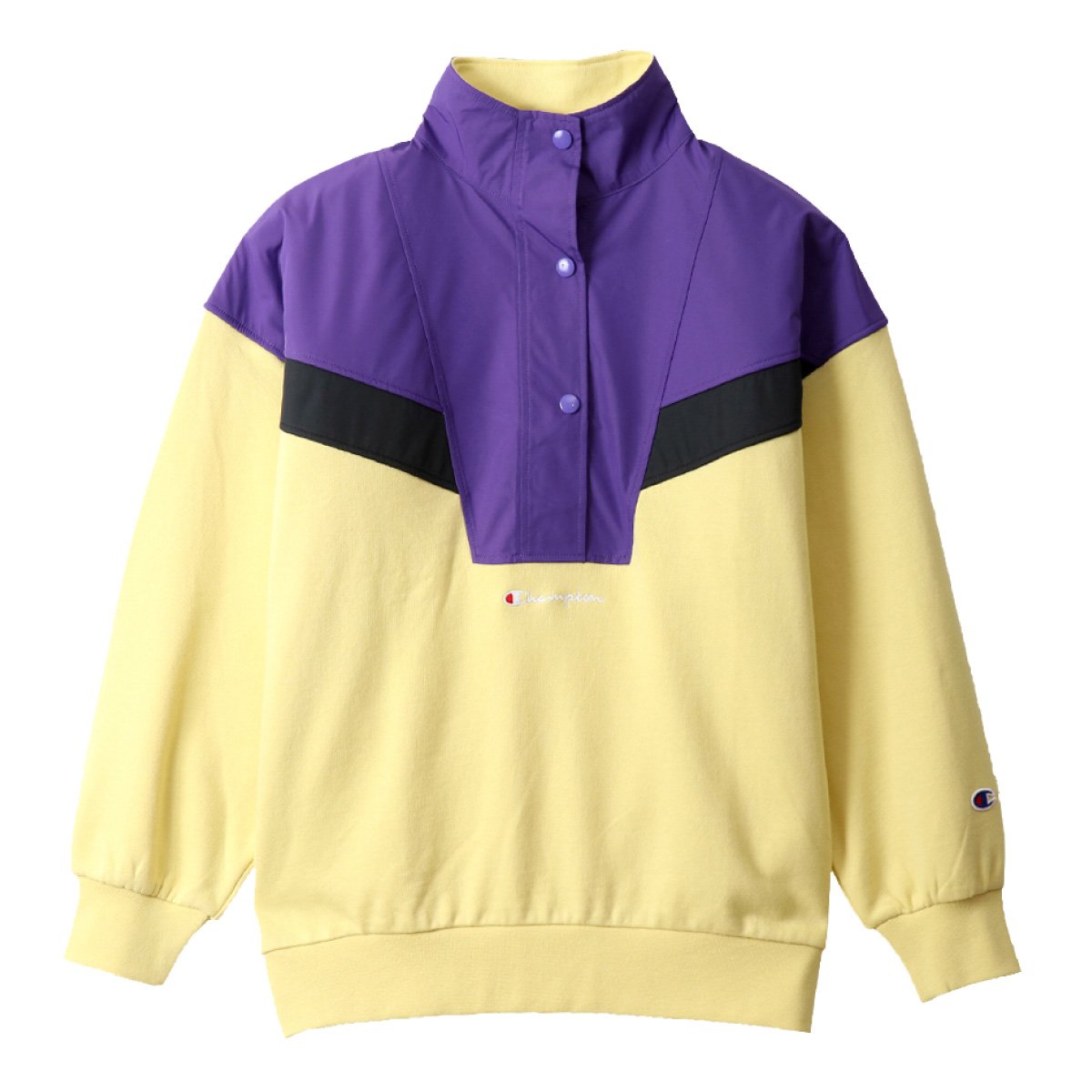 SNAP SWEATSHIRT | レディース | 1枚 | CW-R011 | ブラック