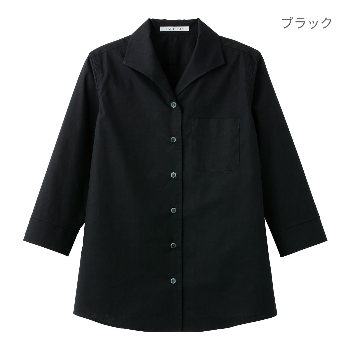 レディスイタリアンカラー七分袖ブラウス | レディース | 1枚 | FB4027L | ホワイト