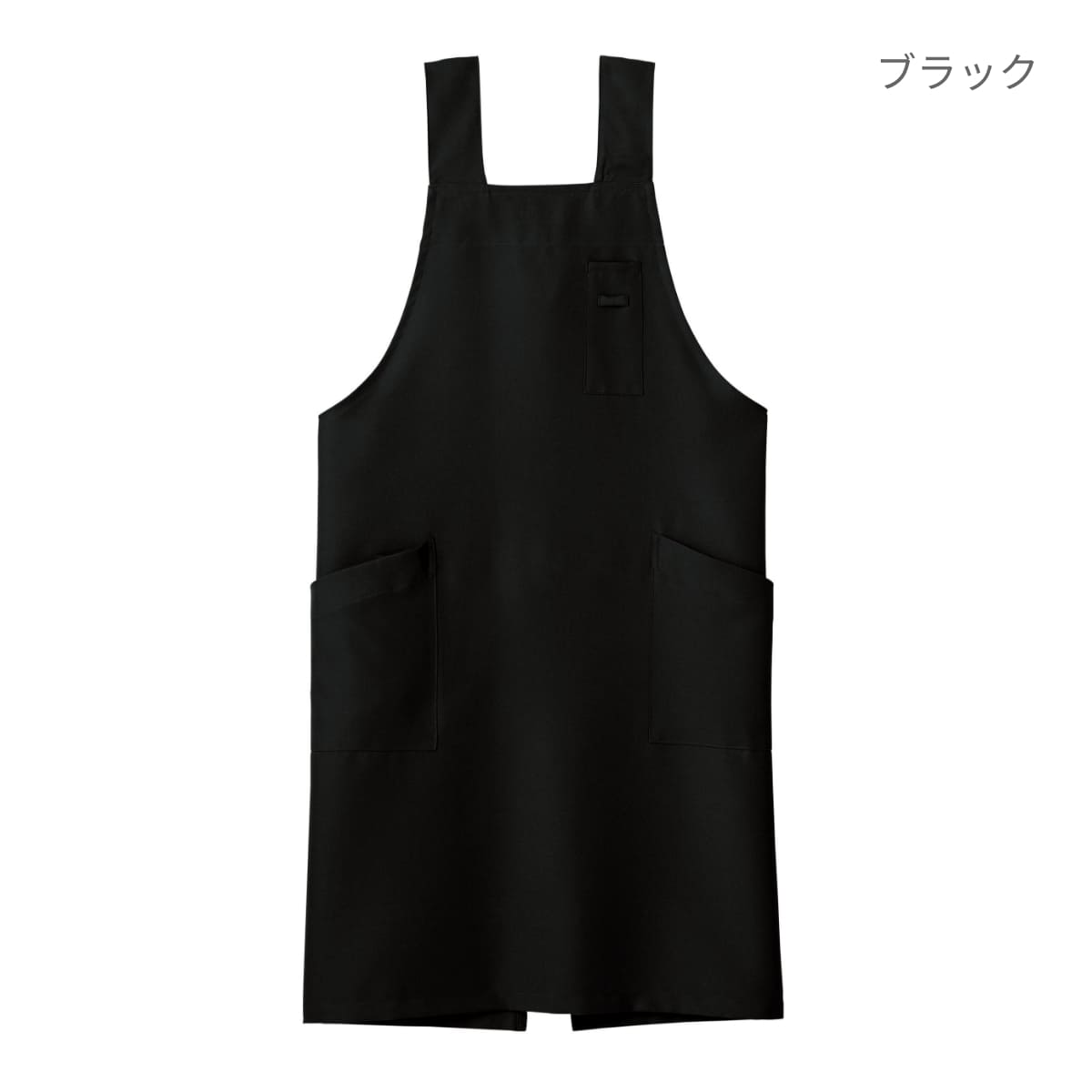 H型胸当てエプロン | カフェ・飲食店制服 | 1枚 | FK7164 | ブラウン