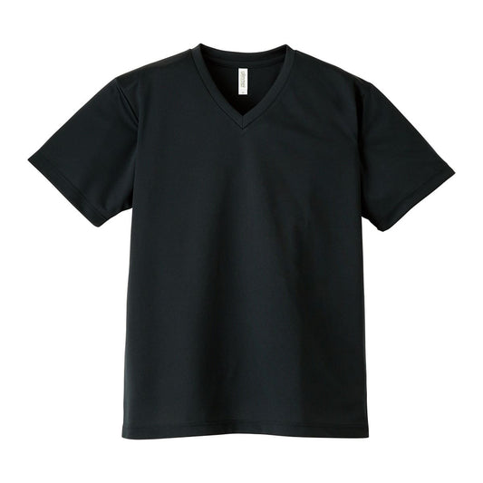 4.4オンス ドライ Vネック Tシャツ | メンズ | 1枚 | 00337-AVT | ブラック