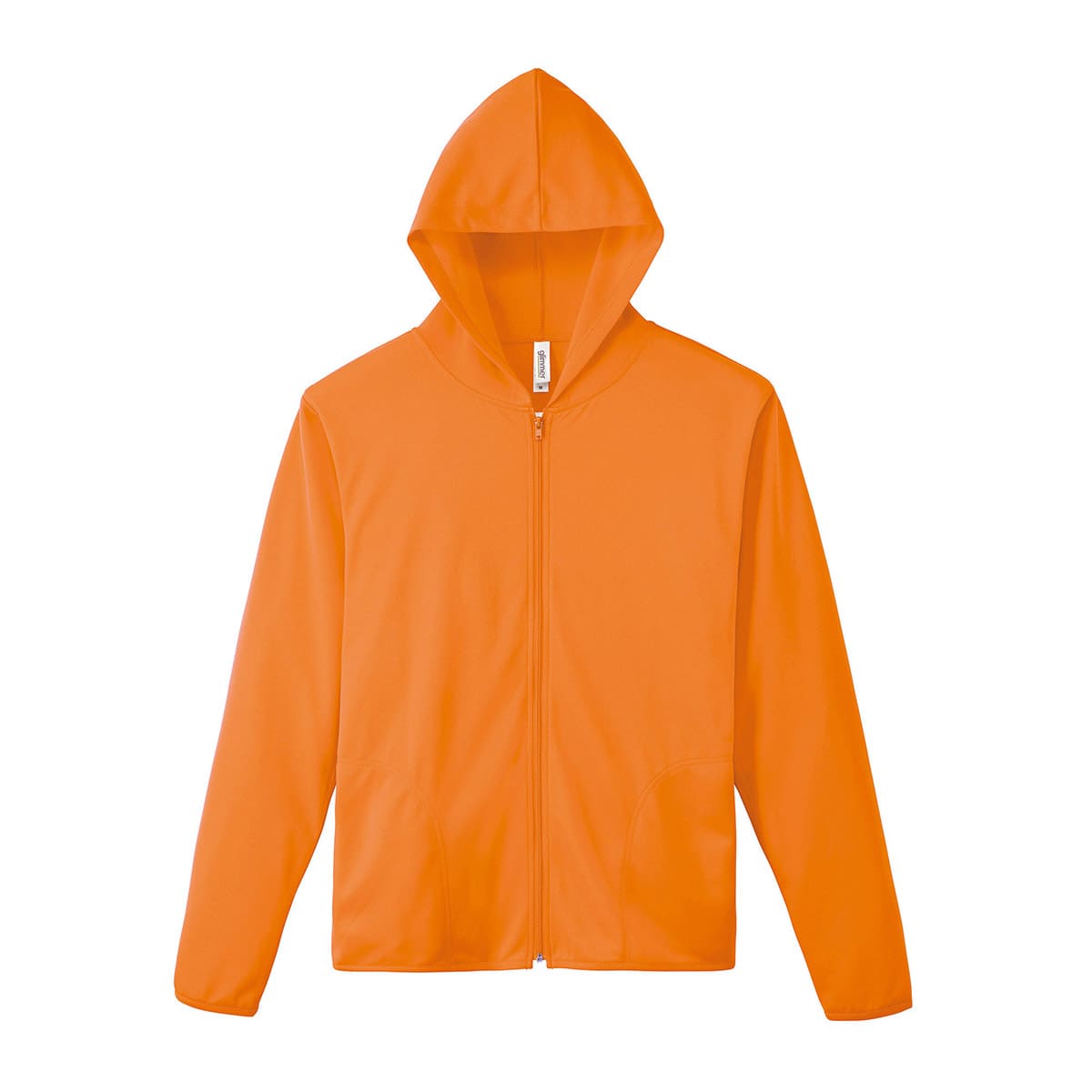 ドライジップパーカー | ビッグサイズ | 1枚 | 00338-AMZ | オレンジ