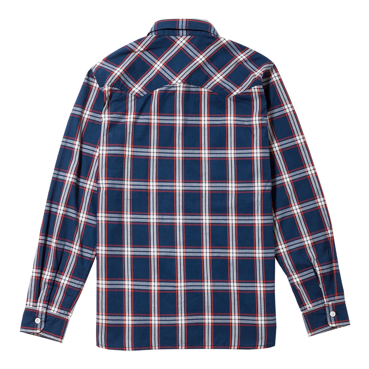 メンズウエスタンチェック長袖シャツ | カフェ・飲食店制服 | 1枚 | LCS46006 | レッド