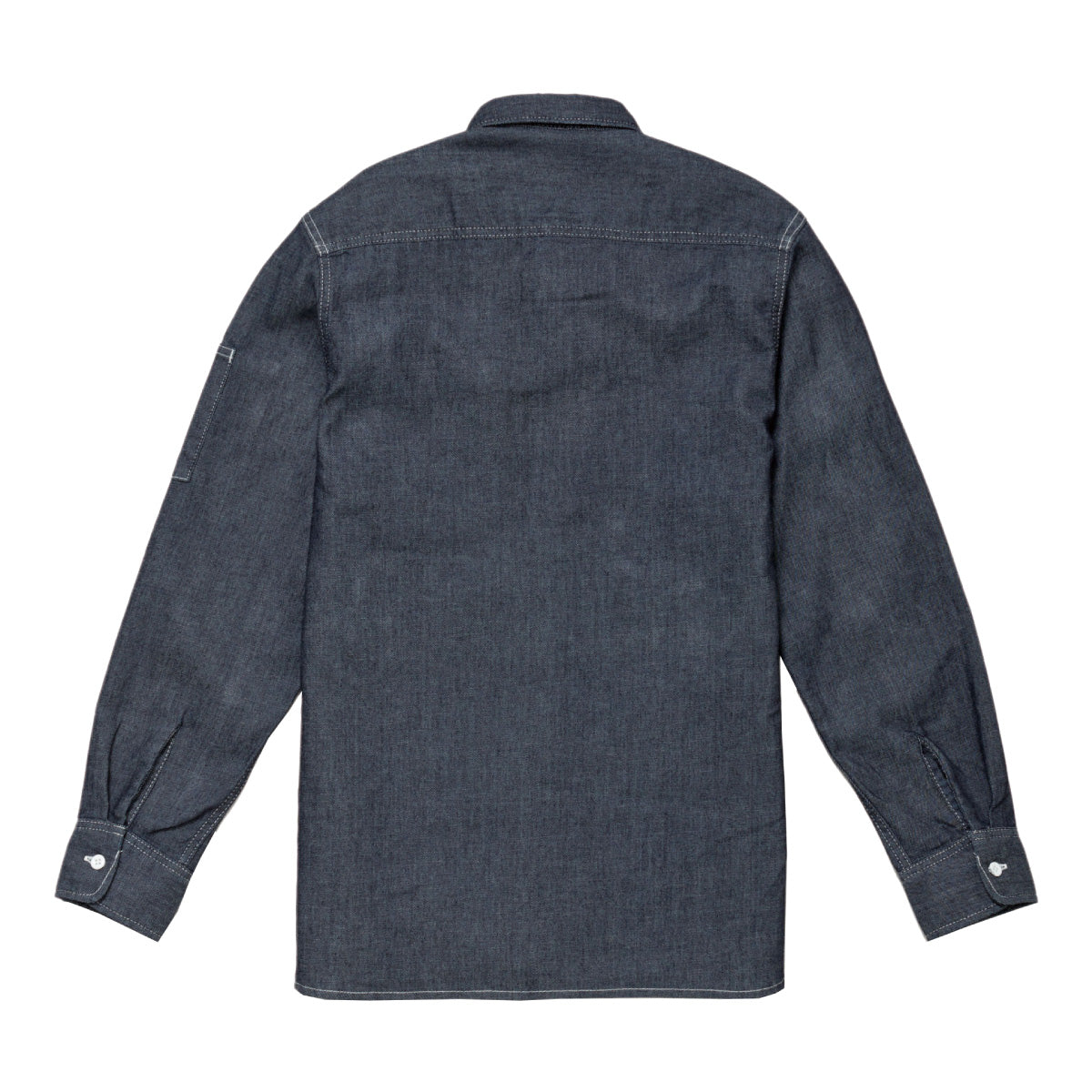 メンズワーク長袖シャツ | カフェ・飲食店制服 | 1枚 | LWS46001 | インディゴネイビー