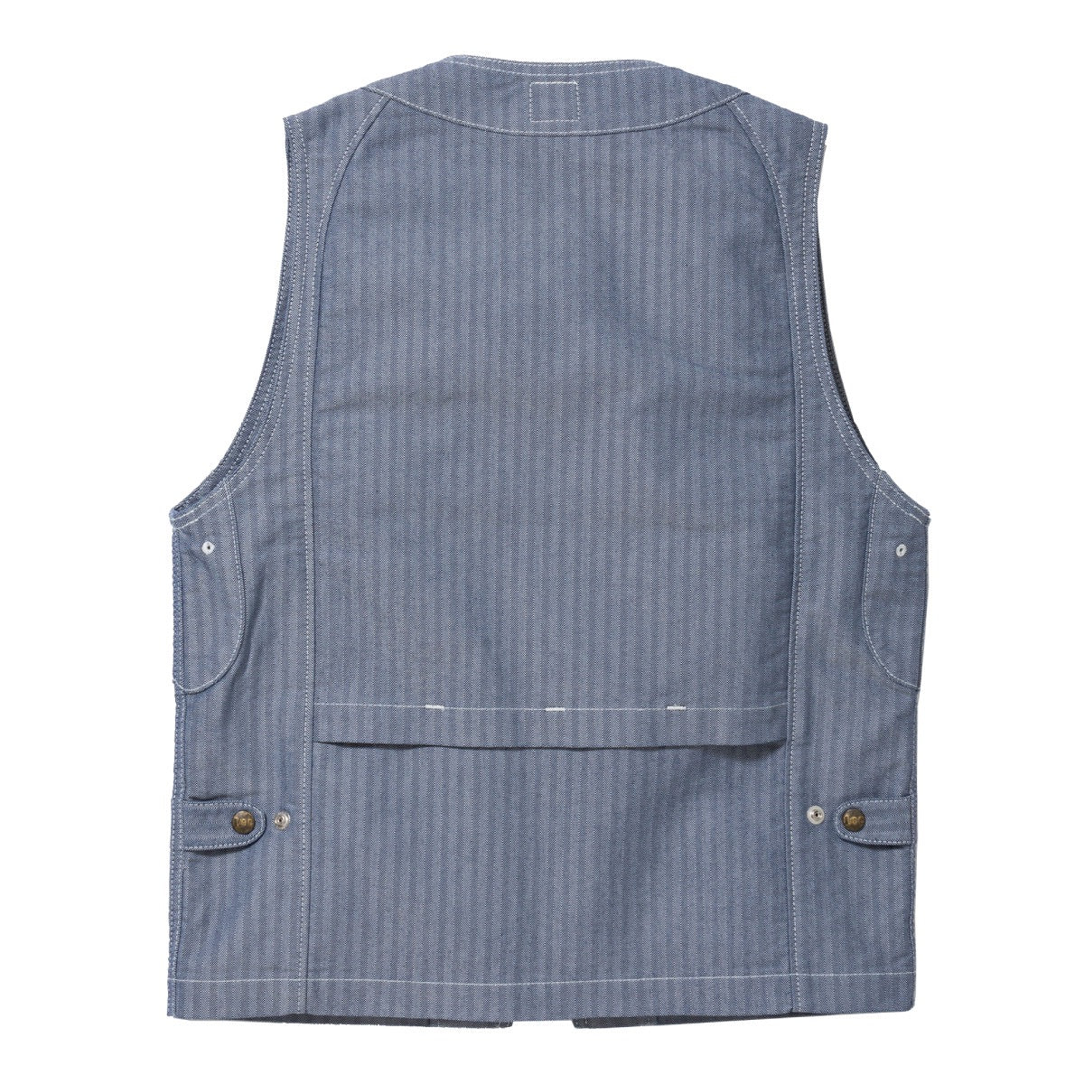 ジップアップベスト | カフェ・飲食店制服 | 1枚 | LWV19001 | インディゴネイビー