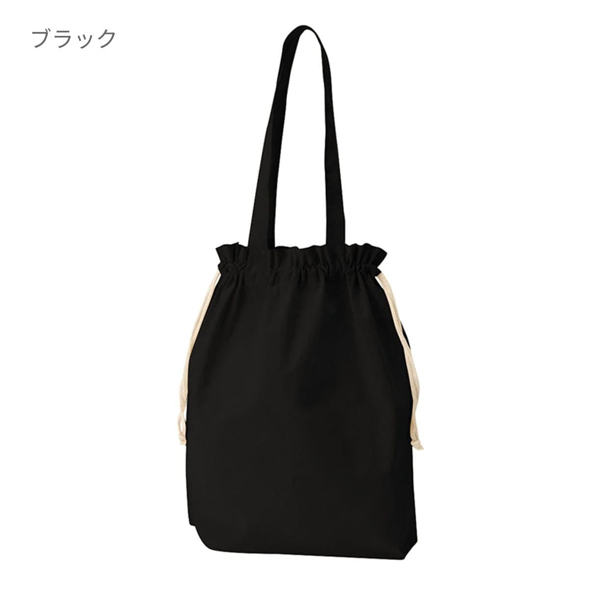 厚手コットンガゼット 巾着トート(L) | ノベルティ(小物) | 1枚 | TR-0872 | ワインレッド