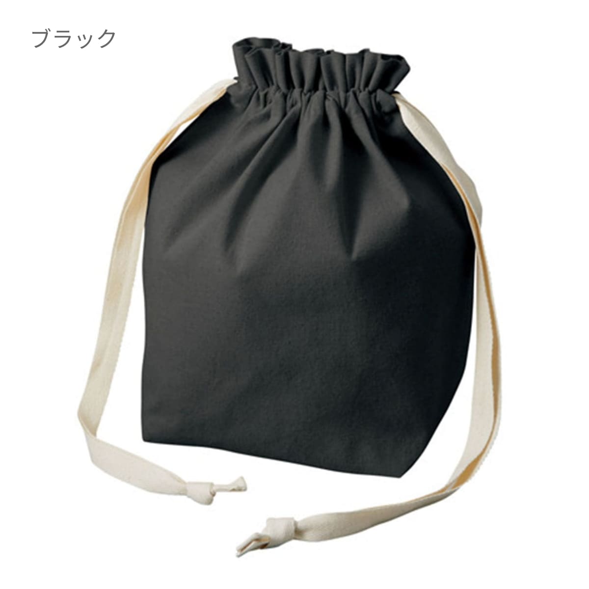 厚手コットン マロントート | ノベルティ(小物) | 1枚 | TR-0997 | ブラック