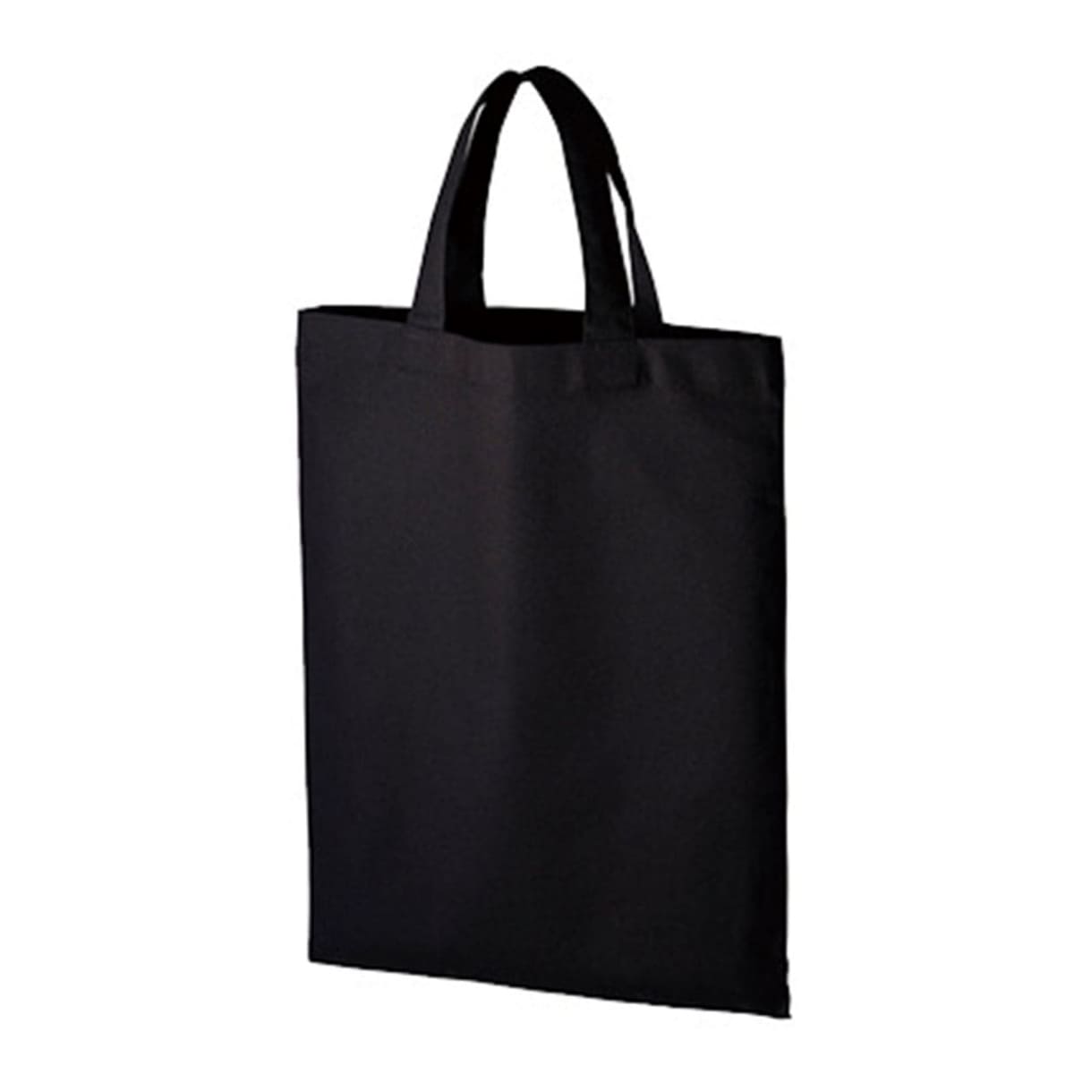 厚手コットン A4フラットトート | ノベルティ(小物) | 1枚 | TR-1011 | ブラック