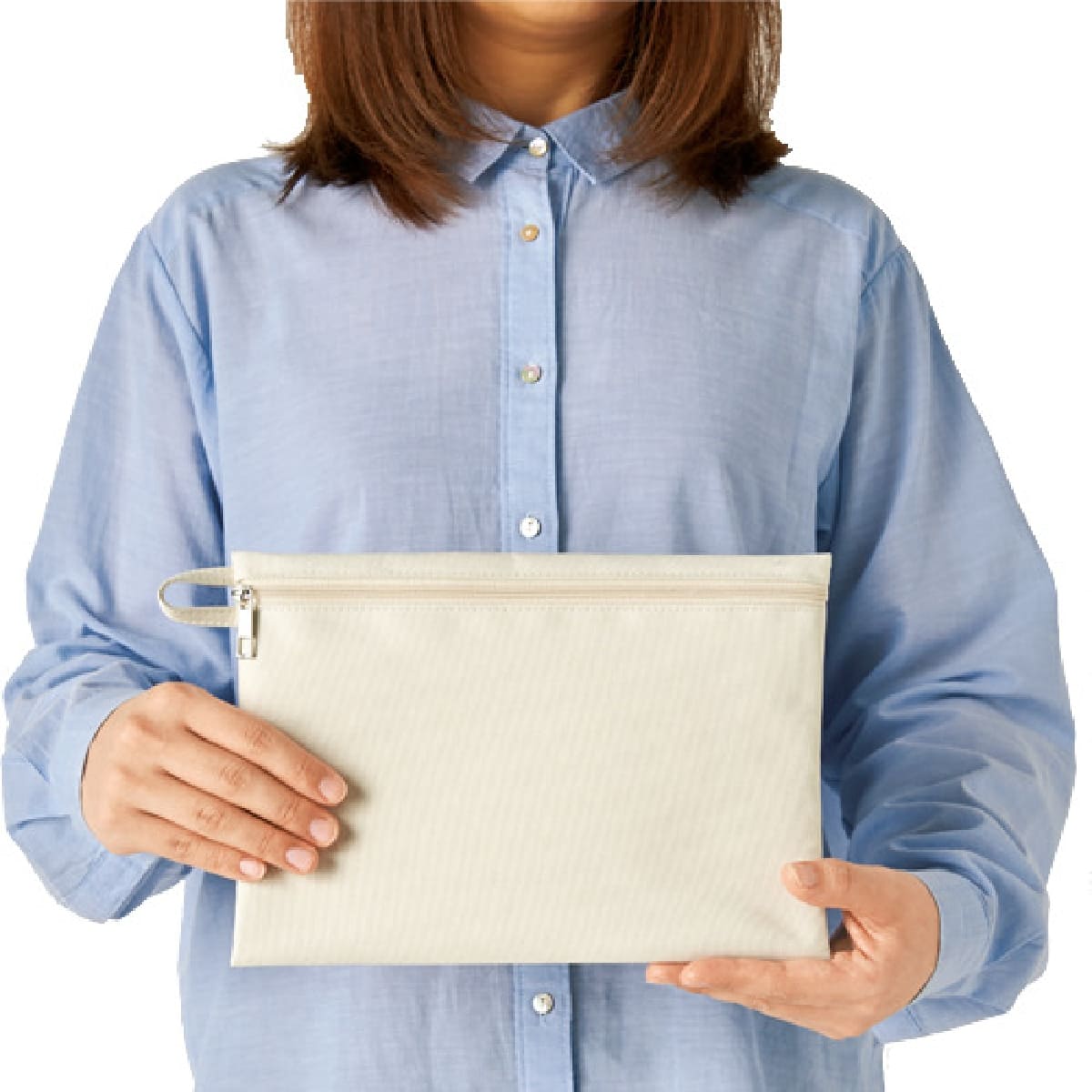 ユーティリティ フラットポーチ(M) | ノベルティ(小物) | 1枚 | TR-1062 | ネイビーブルー