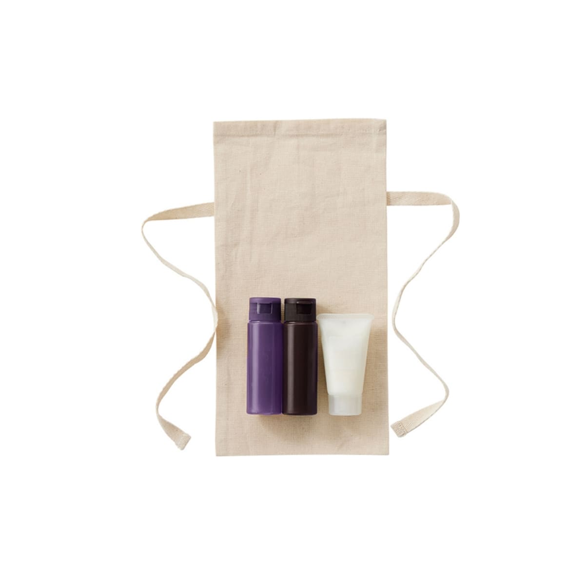 厚手コットン ラッピング巾着(S) | ノベルティ(小物) | 1枚 | TR-1155 | ブラック