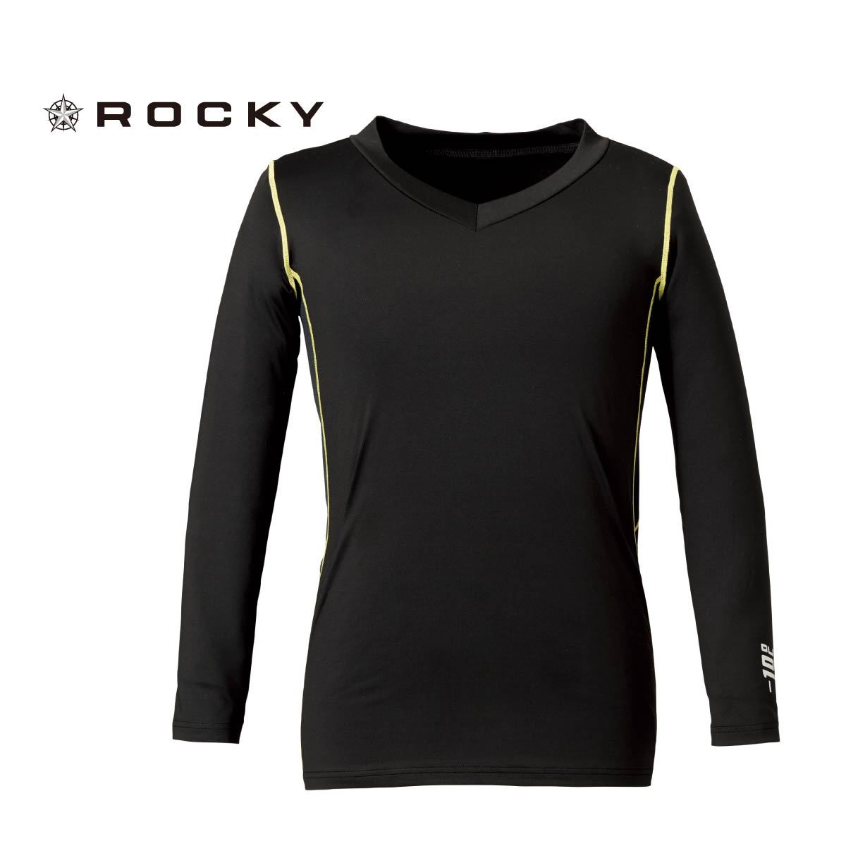 Vネック長袖コンプレッション | 作業着 | 1枚 | RC3905 | ホワイト