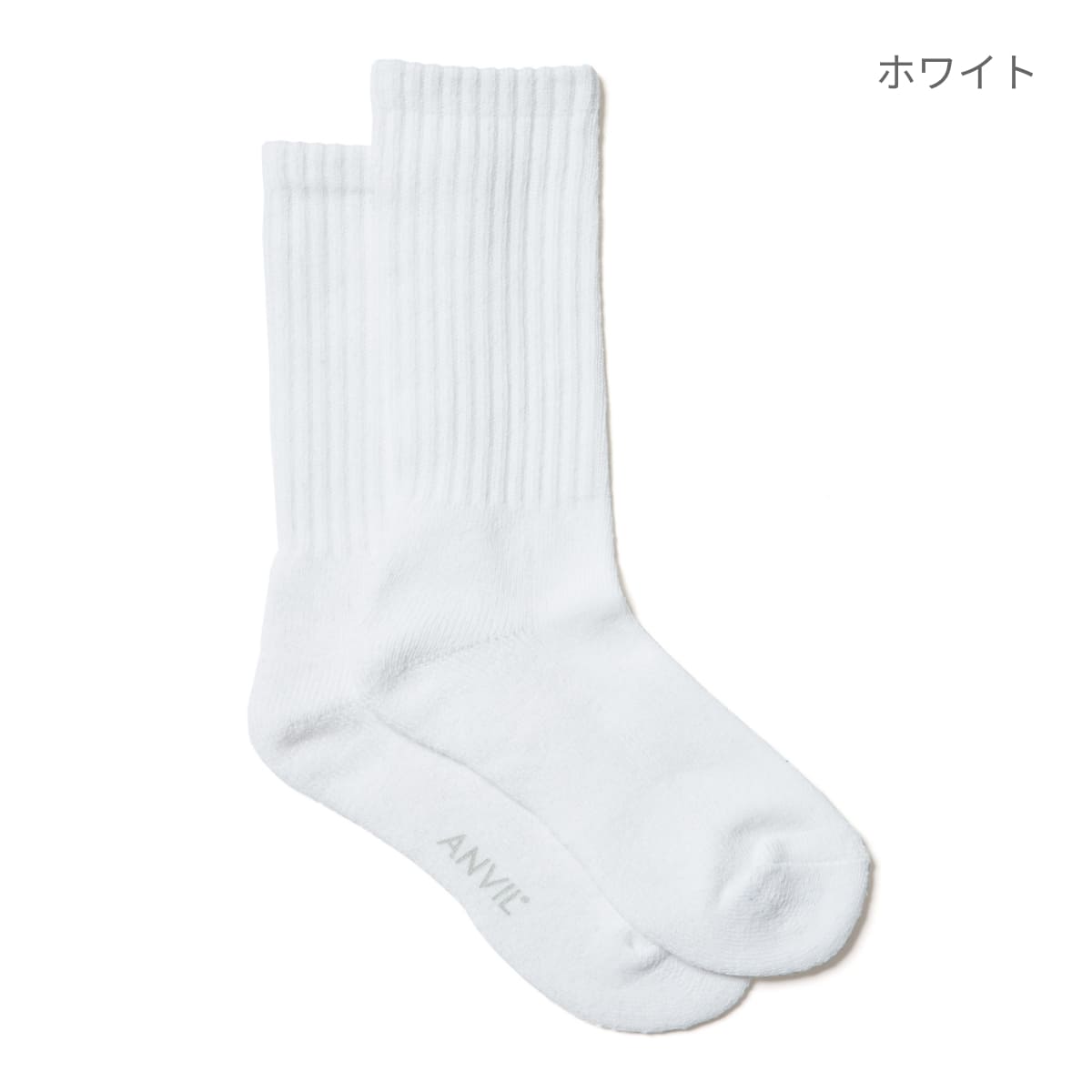 USA コットンクルーソックス | ノベルティ(小物) | 1枚 | AN500 | ホワイト