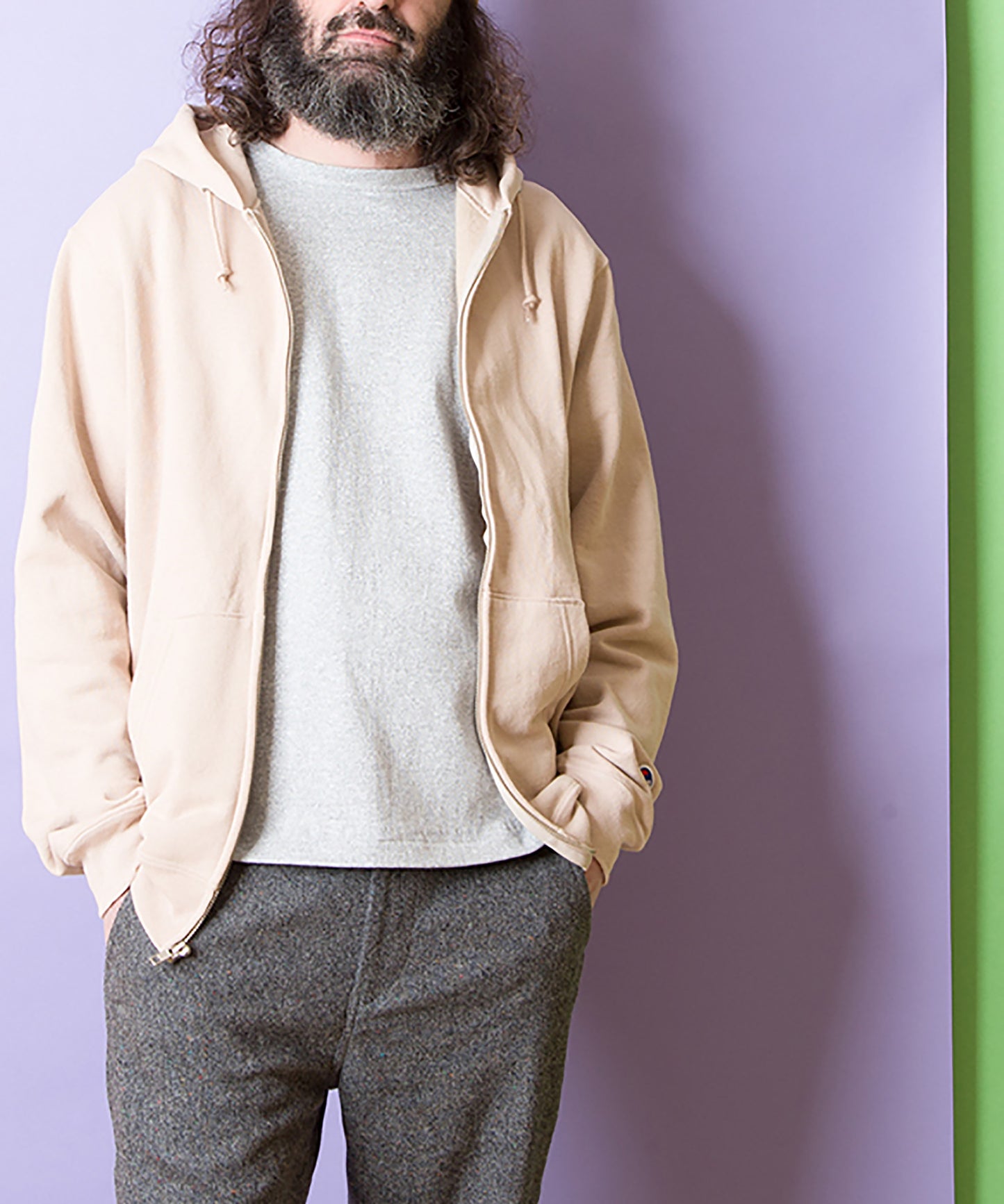 フルジップ スウェットパーカー MADE IN USA | メンズ | 1枚 | C5-Q101 | ホワイト