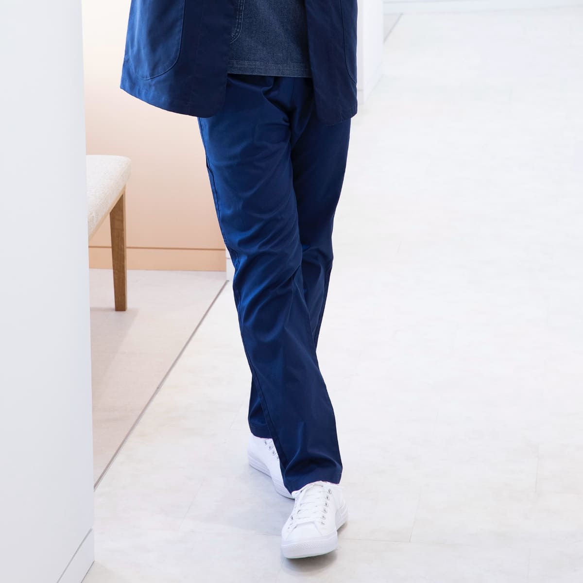 Lee メディカル ユニセックスパンツ | メディカルウェア | 1枚 | LMP69001 | ネイビー