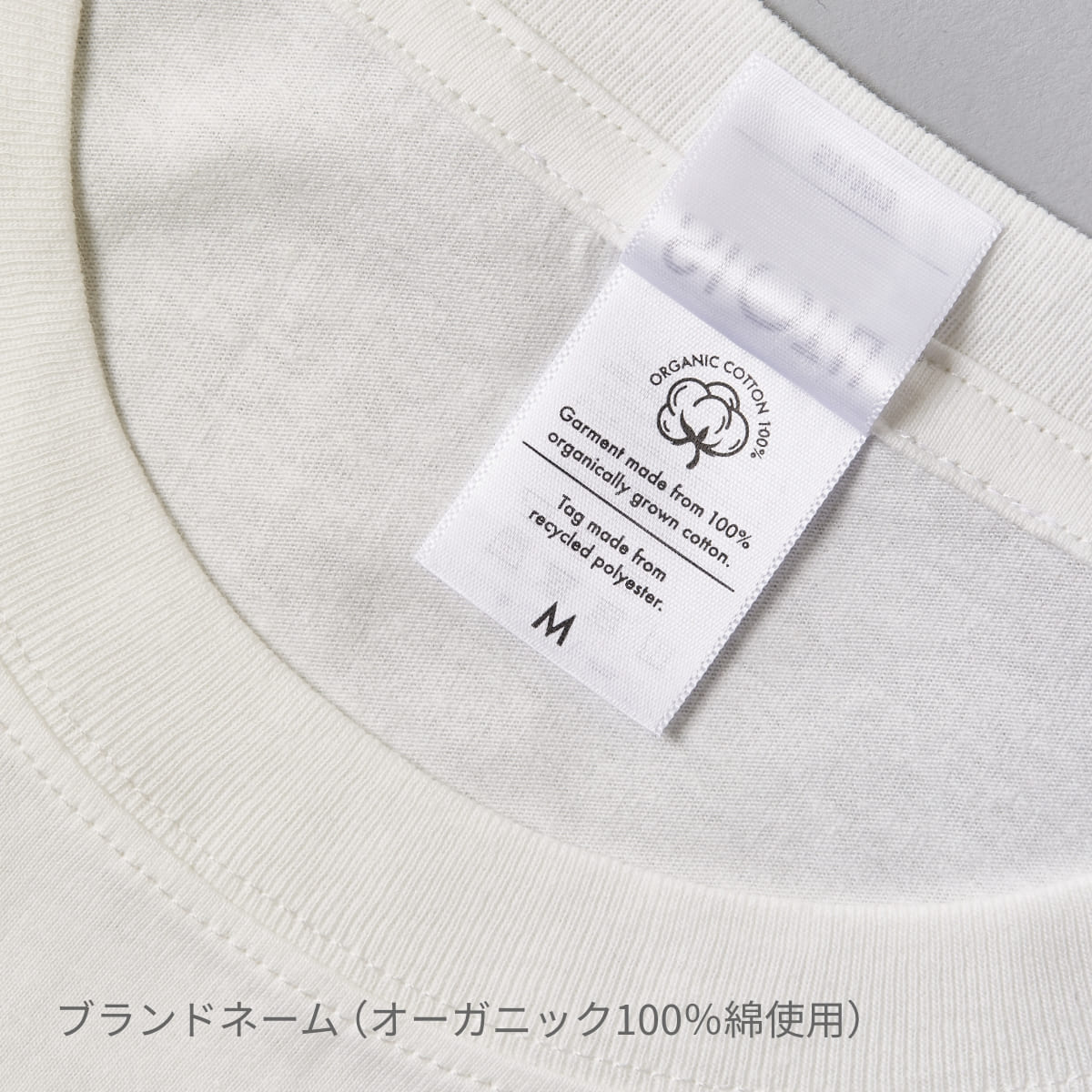 オーガニックコットンTシャツ(オーガニックコットン商品) | メンズ | 1枚 | ST1103 | ナチュラル