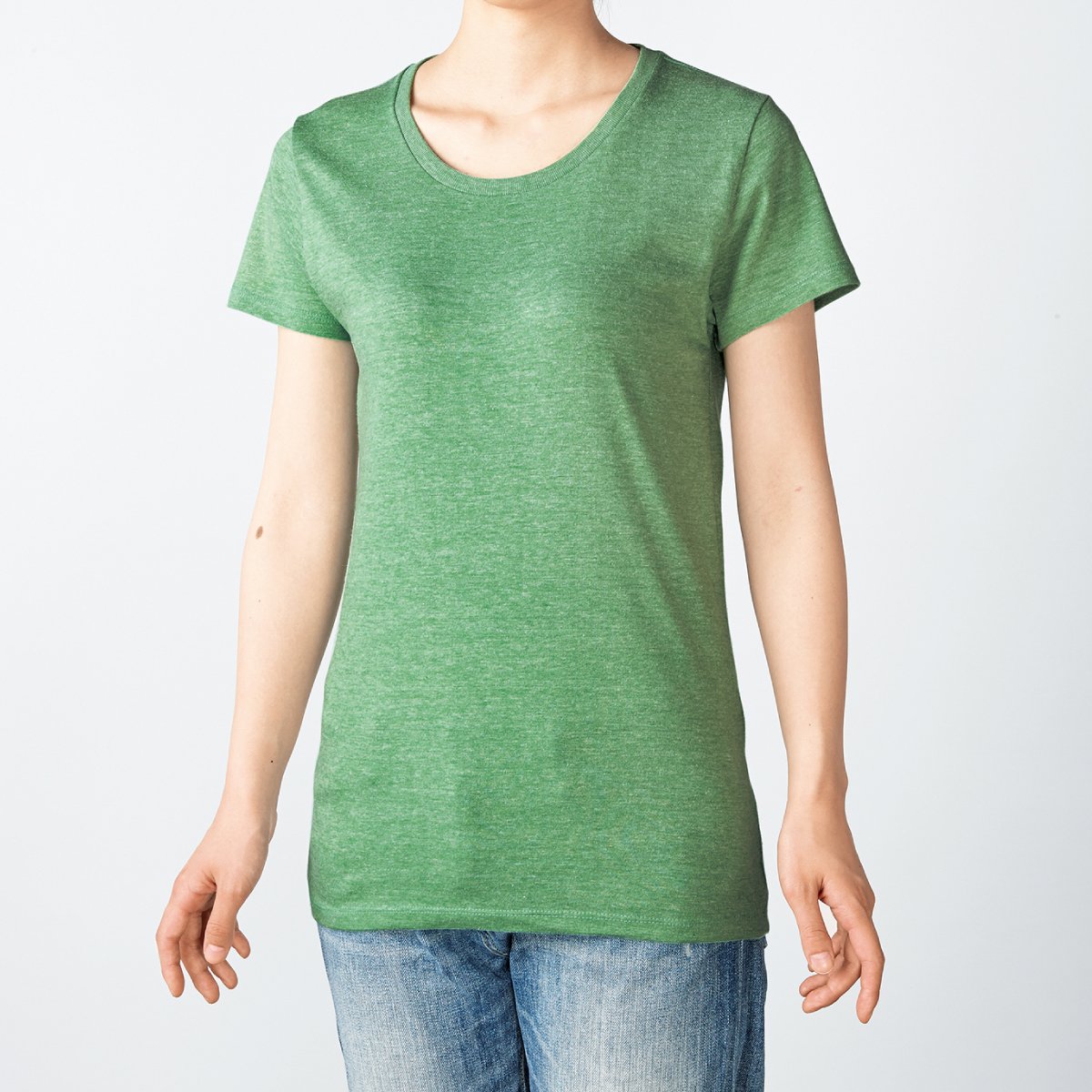 トライブレンド ウィメンズTシャツ | レディース | 1枚 | TCR-127 | へザーライトオレンジ