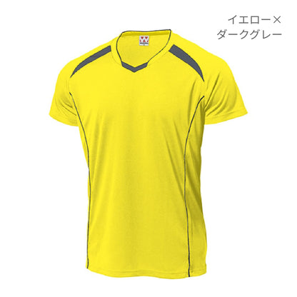 【送料無料】バレーボールシャツ | ユニフォーム | 1枚 | P1610 | ネイビー×サックス