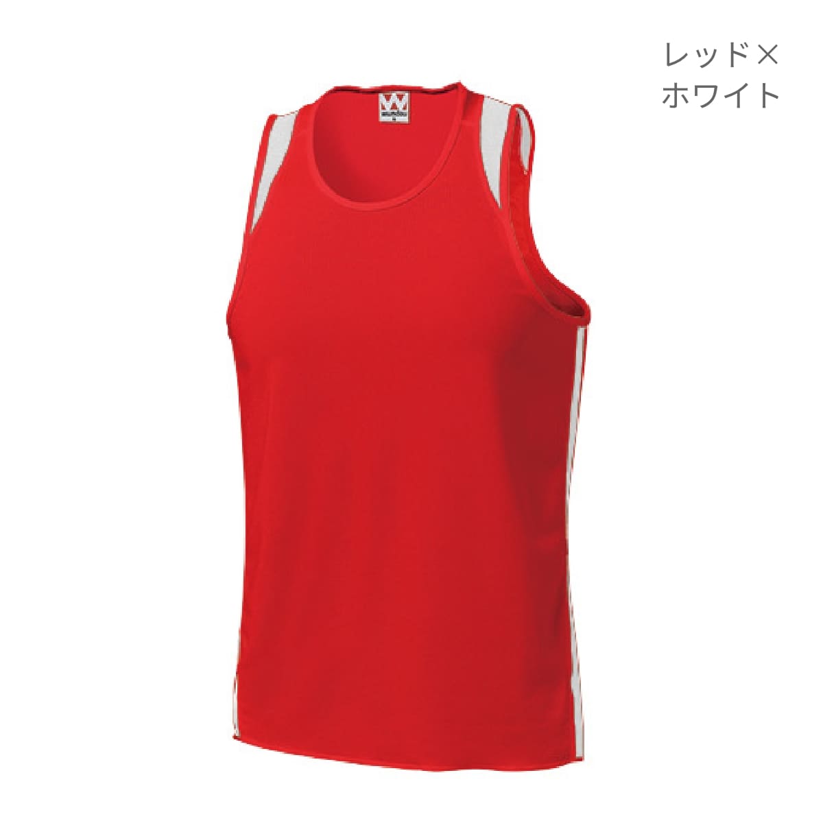 【送料無料】ランニングシャツ | ユニフォーム | 1枚 | P5510 | ブラック×ホワイト